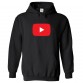Ytube Logo Classic Unisex Kids and Adults Pullover Hoodie						 									 									